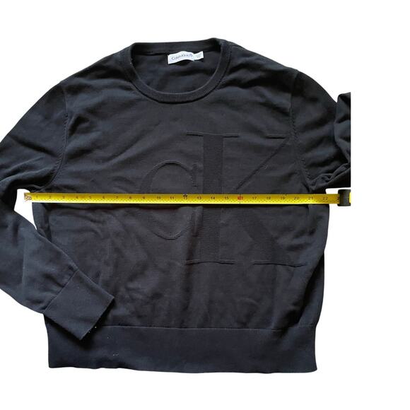 Calvin Klien Black Womens/Teens/Unisex Sweatshirt Size XL Cotton classic liogo - Picture 7 of 7